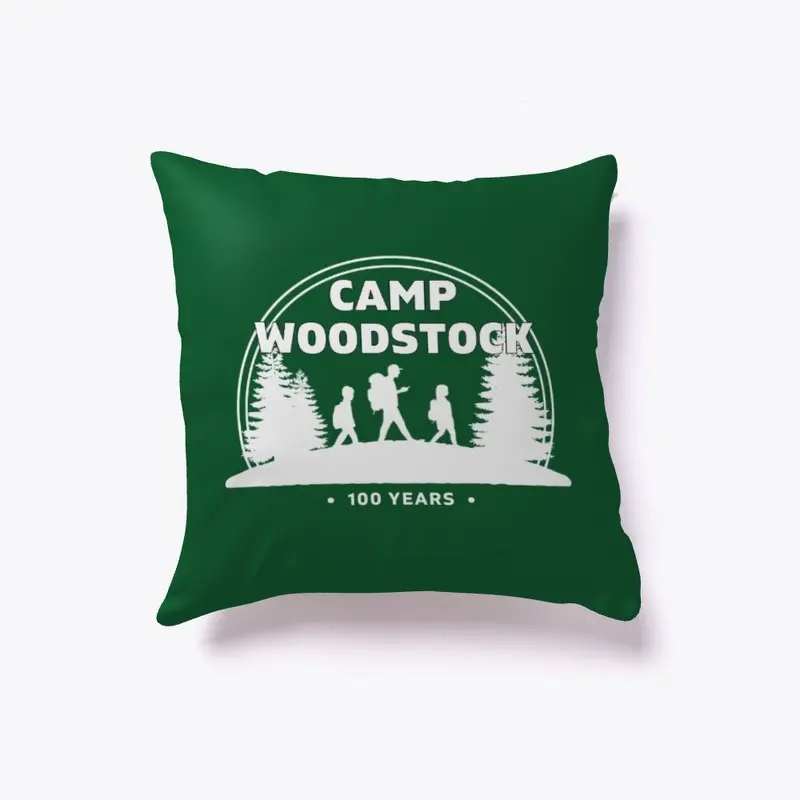 Camp Woodstock 100 Years: 90s White Logo