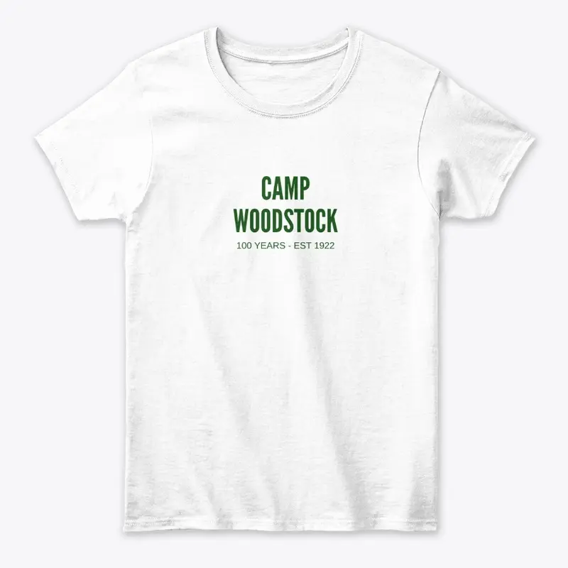 Camp Woodstock 100 YEARS - Green Logo