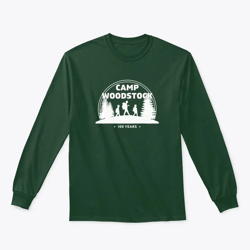 Camp Woodstock 100 Years: 90s White Logo