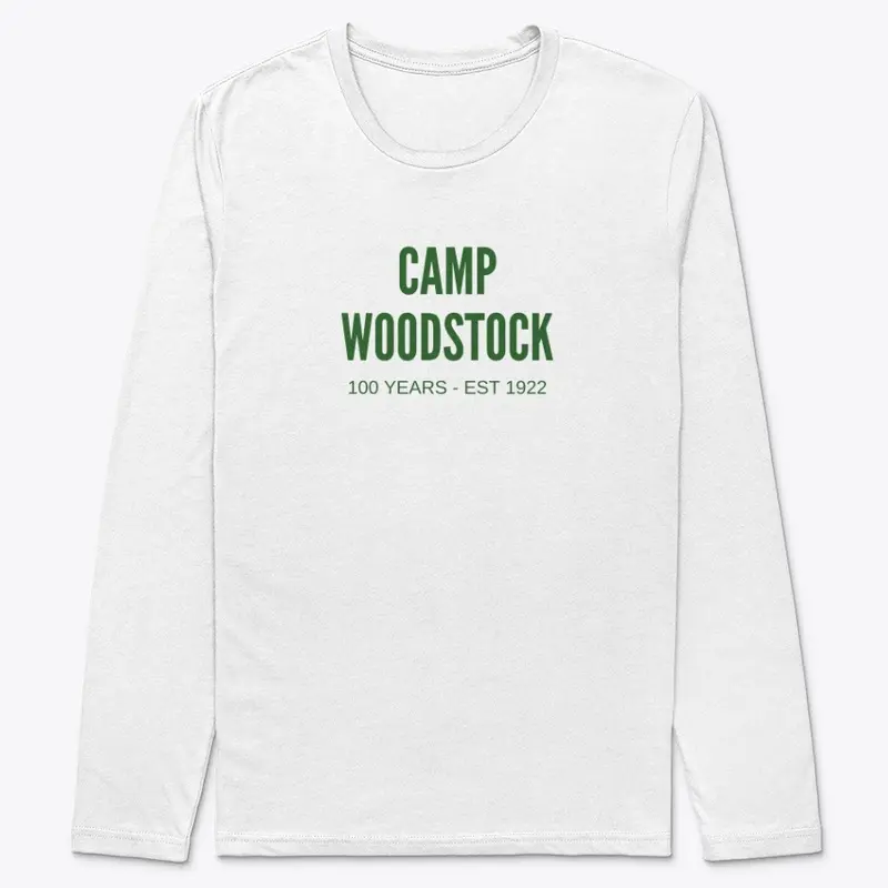 Camp Woodstock 100 YEARS - Green Logo