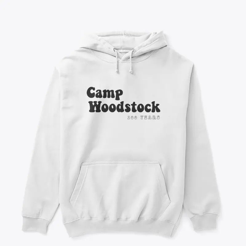 Camp Woodstock 100 Years: 70s Black Logo