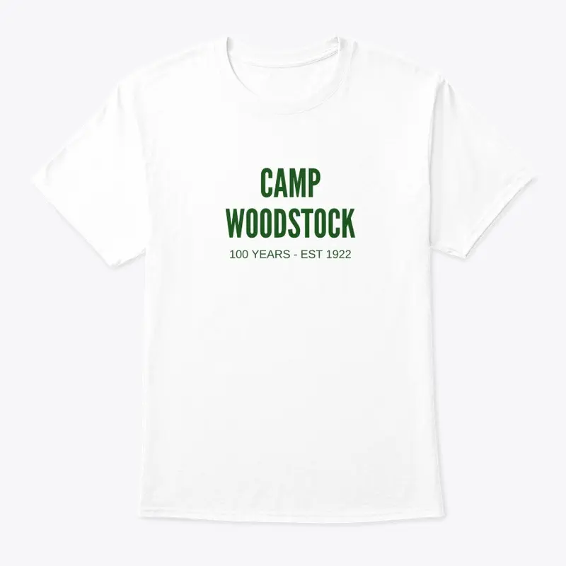 Camp Woodstock 100 YEARS - Green Logo