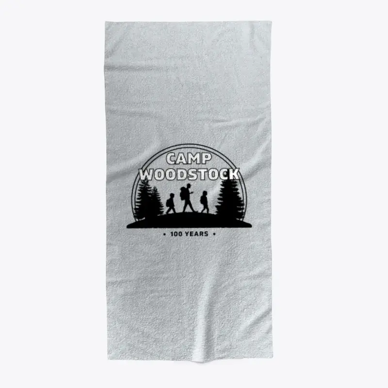 Camp Woodstock 100 Years: 90s Black Logo